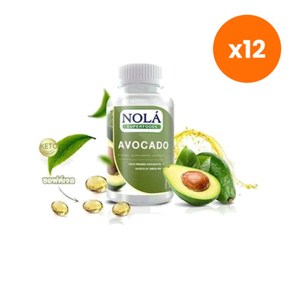 Nola Cold Pressed Avocado Oil Vegan Capsules 60 Capsules