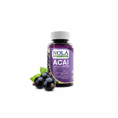 Nola Freeze-Dried Acai Berry Vegan Capsules — 30 Capsules