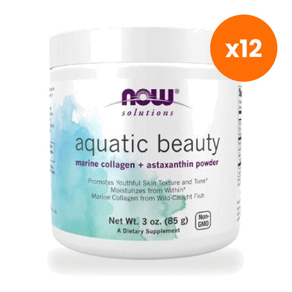 NOW Foods Aquatic Marine Collagen Astaxanthin 85 g