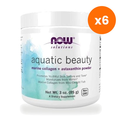 NOW Foods Aquatic Marine Collagen Astaxanthin 85 g