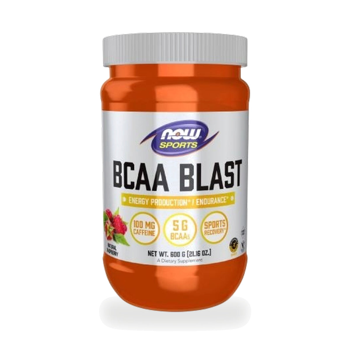 NOW Foods BCAA Branched-Chain Amino Acids Veg Capsules — 600 g