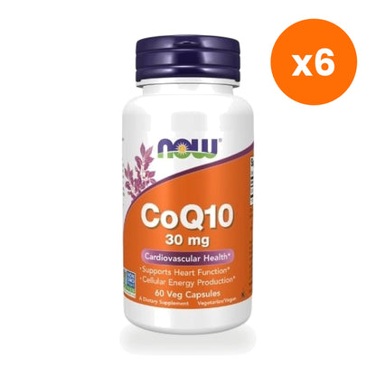 NOW Foods CoQ10 Veg Capsules 30mg 60 Veg Capsules