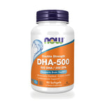 NOW Foods DHA-500 Enteric Coated Fish Oil Softgels 1,000mg — 90 Softgels