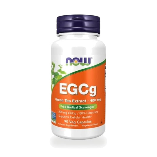 NOW Foods Green Tea Extract Veg Capsules 400mg — 90 Veg Capsules