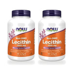 NOW Foods Lecithin 1,200mg Softgels — Twin Pack