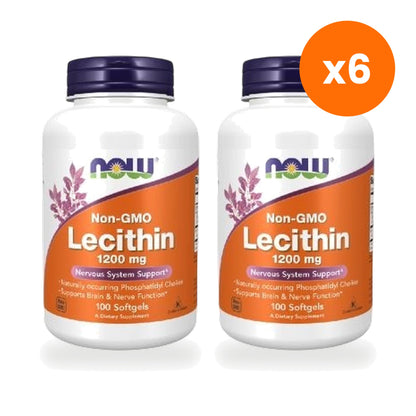 NOW Foods Lecithin 1200mg Softgels Twin Pack