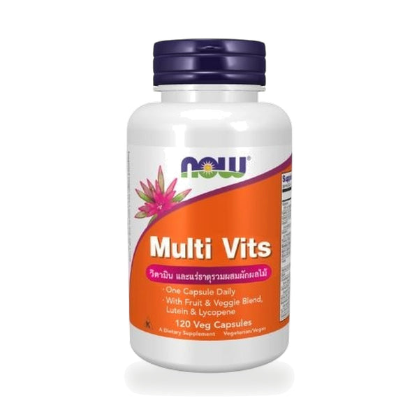 NOW Foods Multi Vits Multivitamin & Mineral Veg Capsules — 120 Capsules