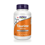 NOW Foods Taurine Veg Capsules 500mg — 100 Veg Capsules