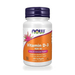 NOW Foods Vitamin D3 Softgels 400 IU — 180 Softgels