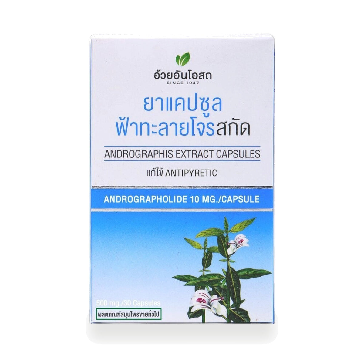 Ouay Un Osoth Andrographis Extract Capsules 200mg — 30 Capsules