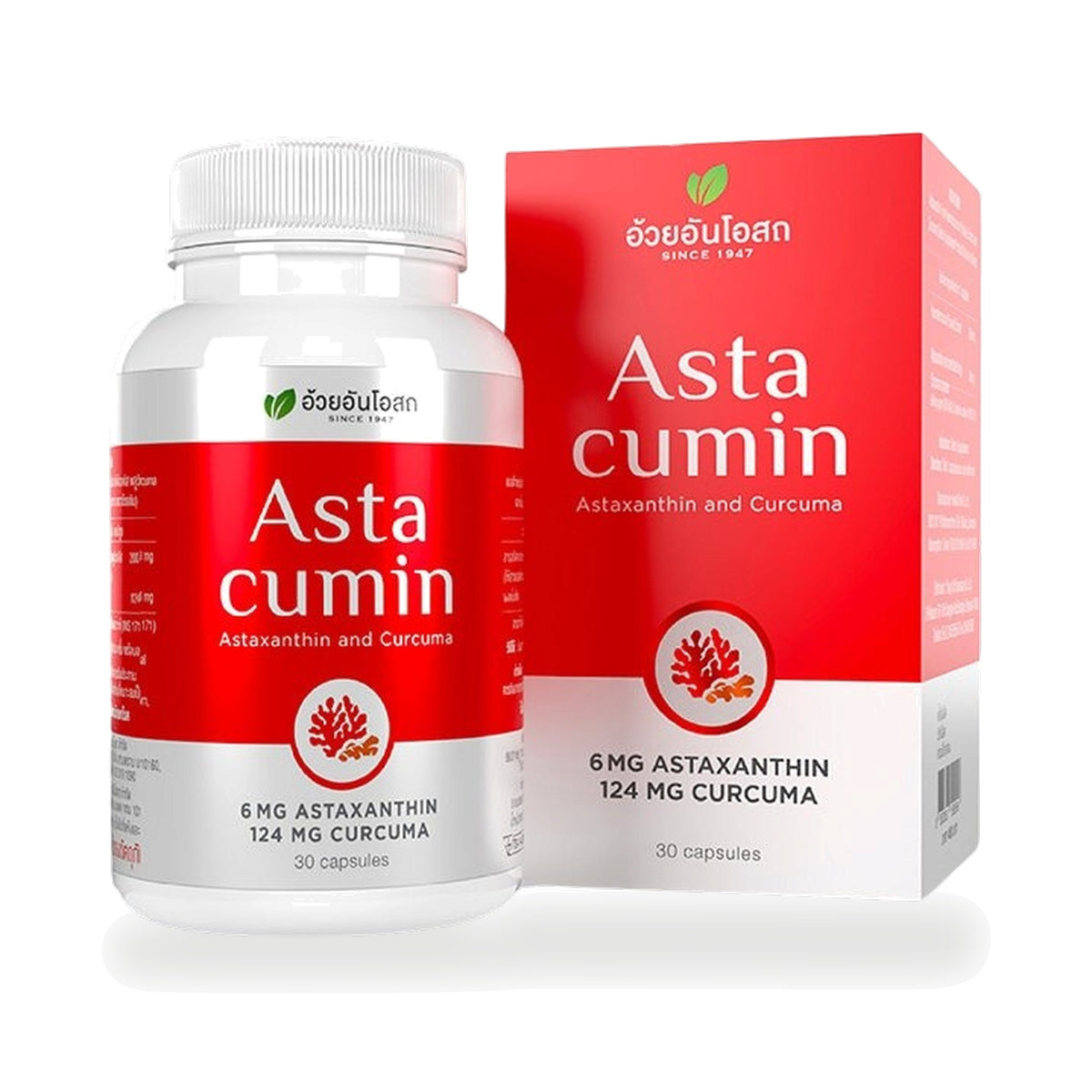 Ouay Un Osoth Astacumin Premium Antioxidant Capsules — 30 Capsules
