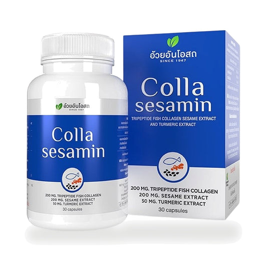 Ouay Un Osoth Colla-Sesamin Collagen & Black Sesame Capsules — 30 Capsules