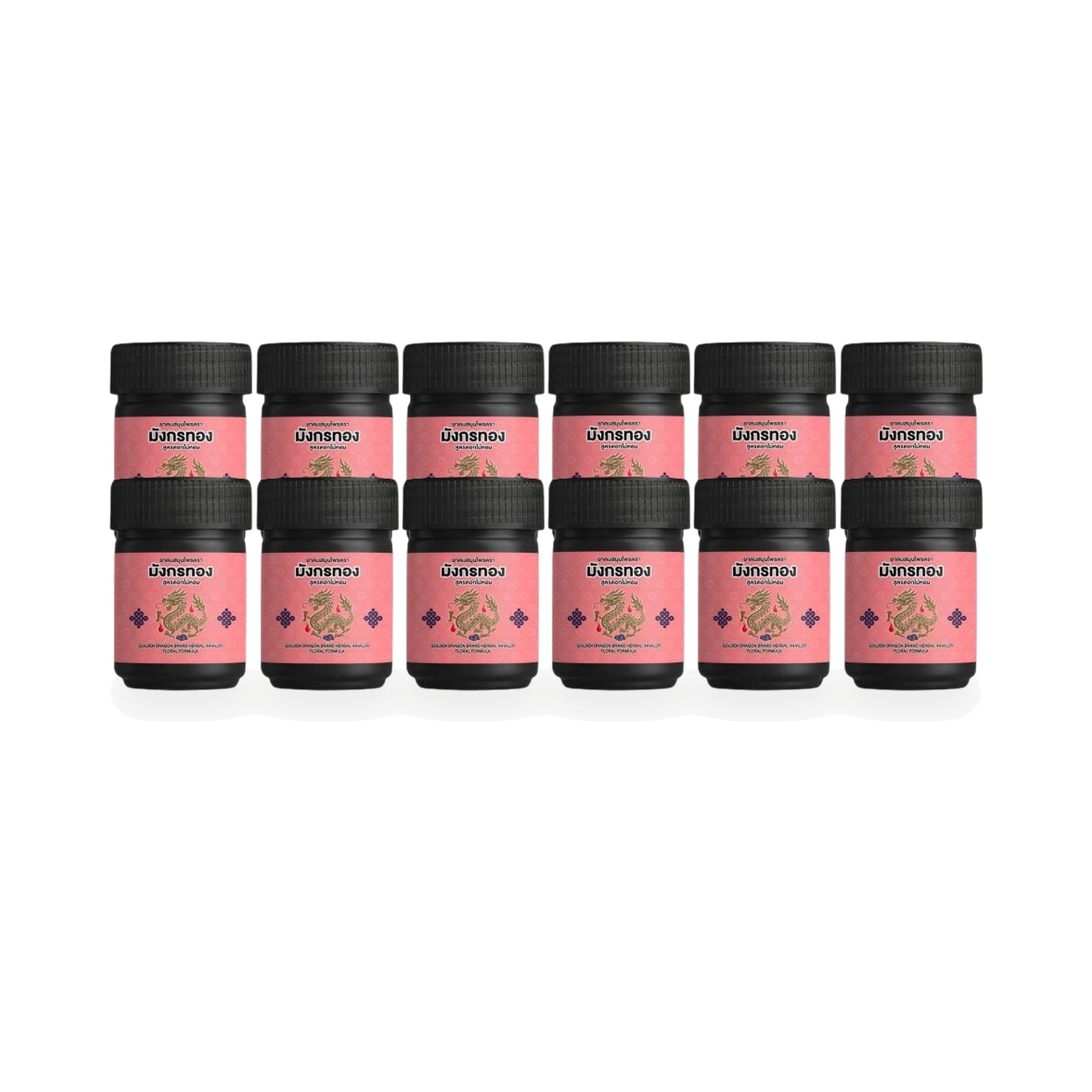 Ouay Un Osoth Golden Dragon Floral Herbal Inhaler — 12 Pieces