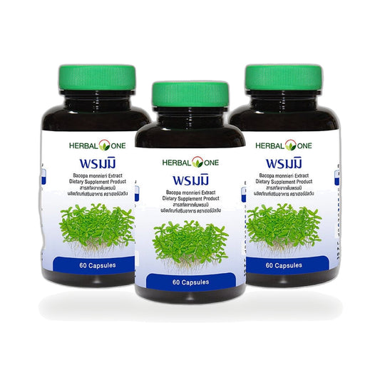 Ouay Un Osoth Herbal One Bacopa Extract Capsules 300mg — 3 x 60 Capsules