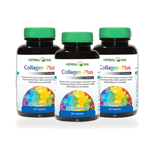 Ouay Un Osoth Herbal One Collagen-Plus Marine Collagen Tablets 800mg — 3 x 30 Tablets