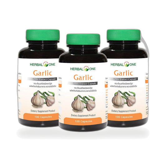 Ouay Un Osoth Herbal One Garlic Extract Capsules 300mg — 3 x 100 Capsules