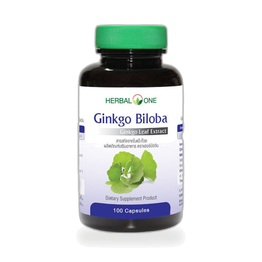 Ouay Un Osoth Herbal One Ginkgo Biloba Capsules 40mg — 100 Capsules