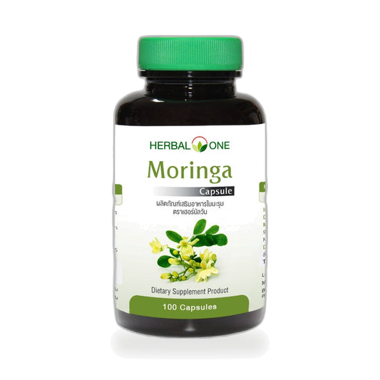 Ouay Un Osoth Herbal One Moringa Leaf Capsules 450mg — 100 Capsules