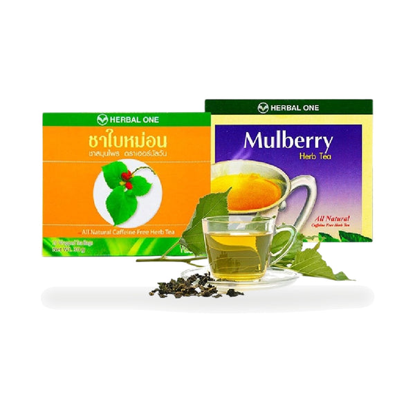 Ouay Un Osoth Herbal One Mulberry Leaf Herbal Tea — 20 Tea Bags (30 g)