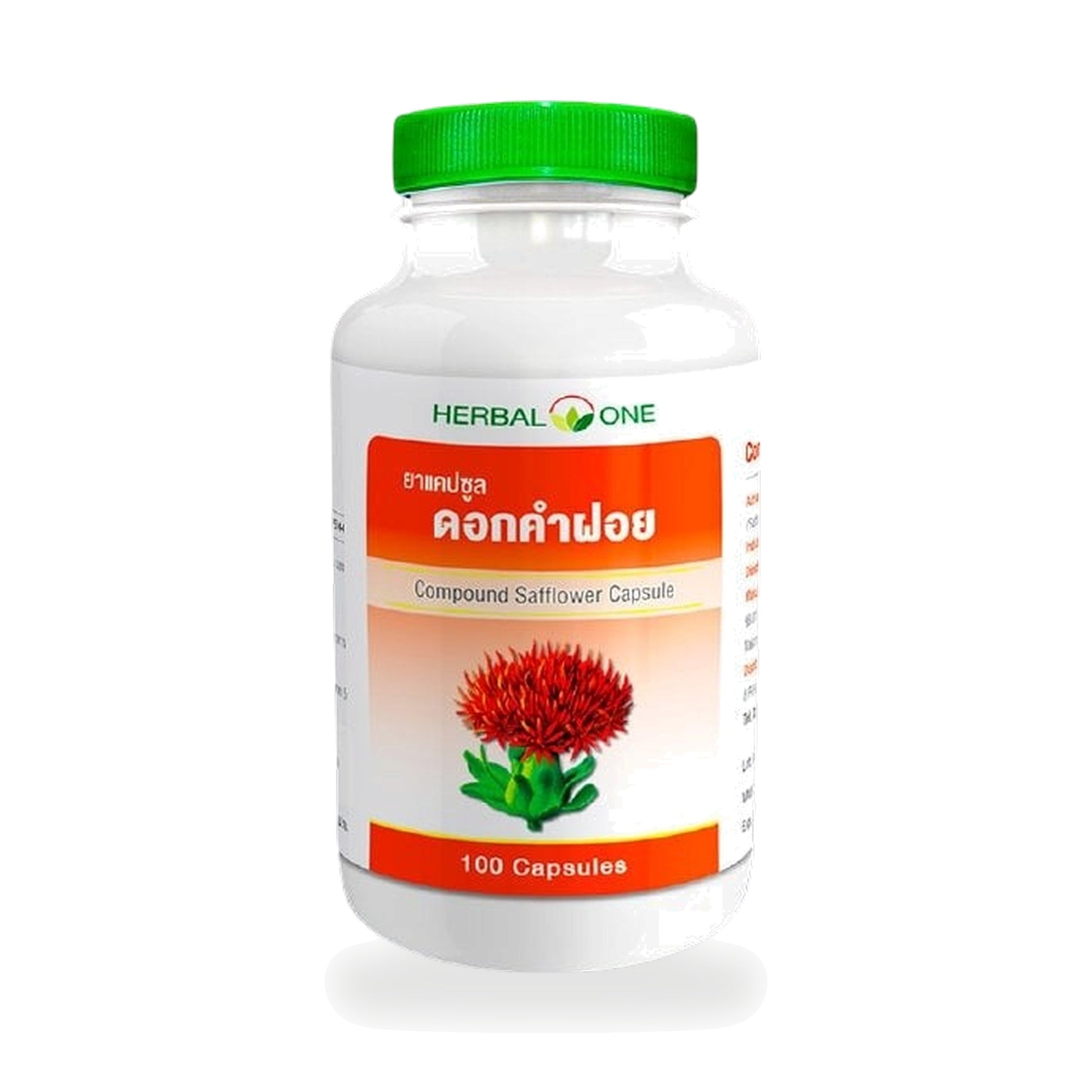 Ouay Un Osoth Herbal One Safflower Capsules 108mg — 100 Capsules