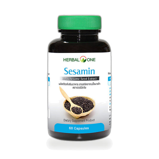 Ouay Un Osoth Herbal One Sesamin Black Sesame Extract Capsules 200mg — 60 Capsules