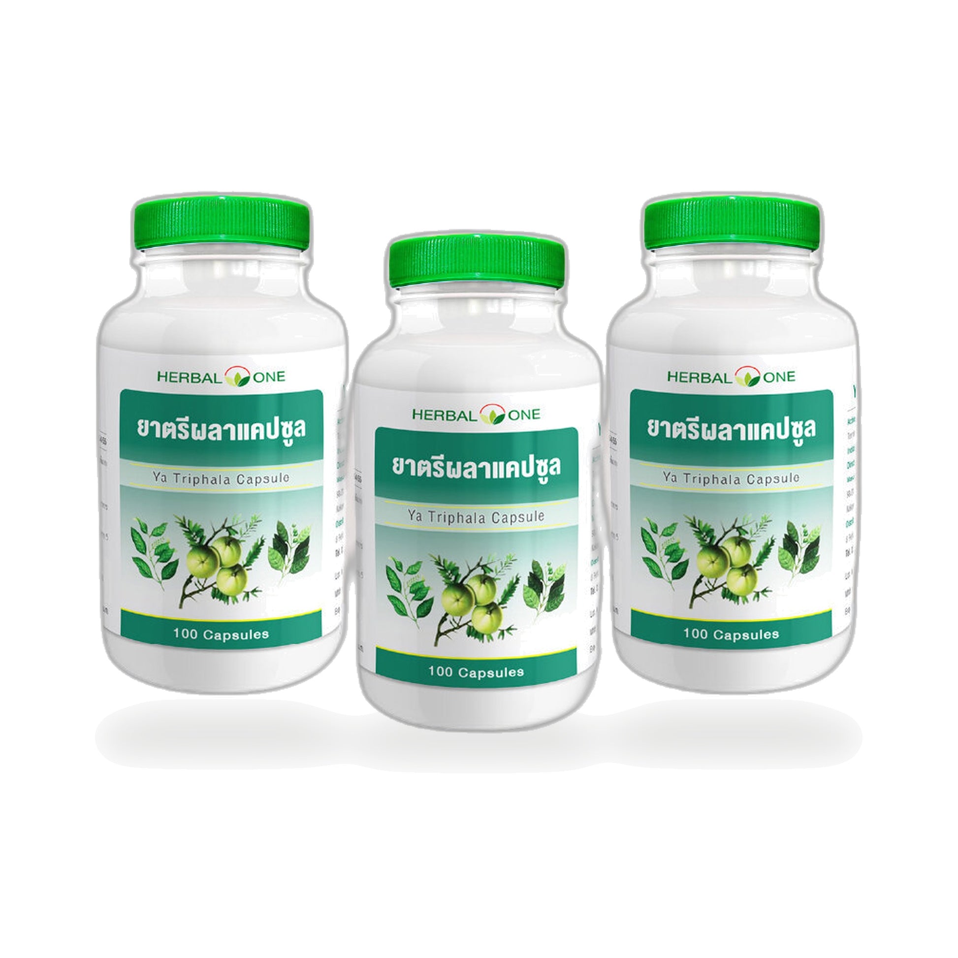 Ouay Un Osoth Herbal One Triphala Capsules — 3 x 100 Capsules