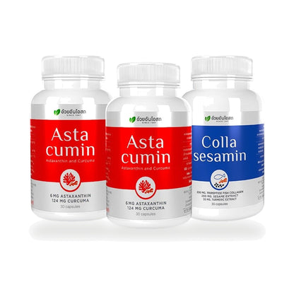 Ouay Un Osoth Premium Series Set — Set 6: 2 Astacumin + 1 Colla-Sesamin