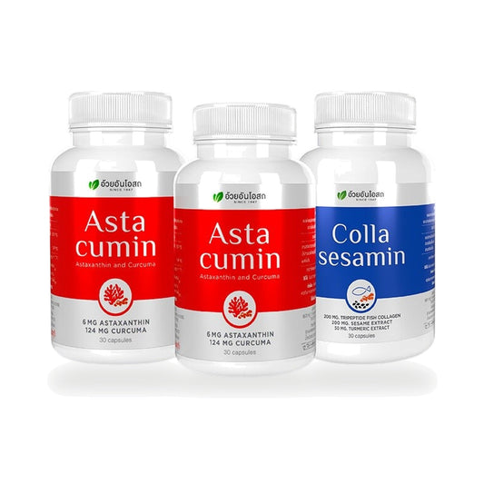 Ouay Un Osoth Premium Series Set — Set 6: 2 Astacumin + 1 Colla-Sesamin