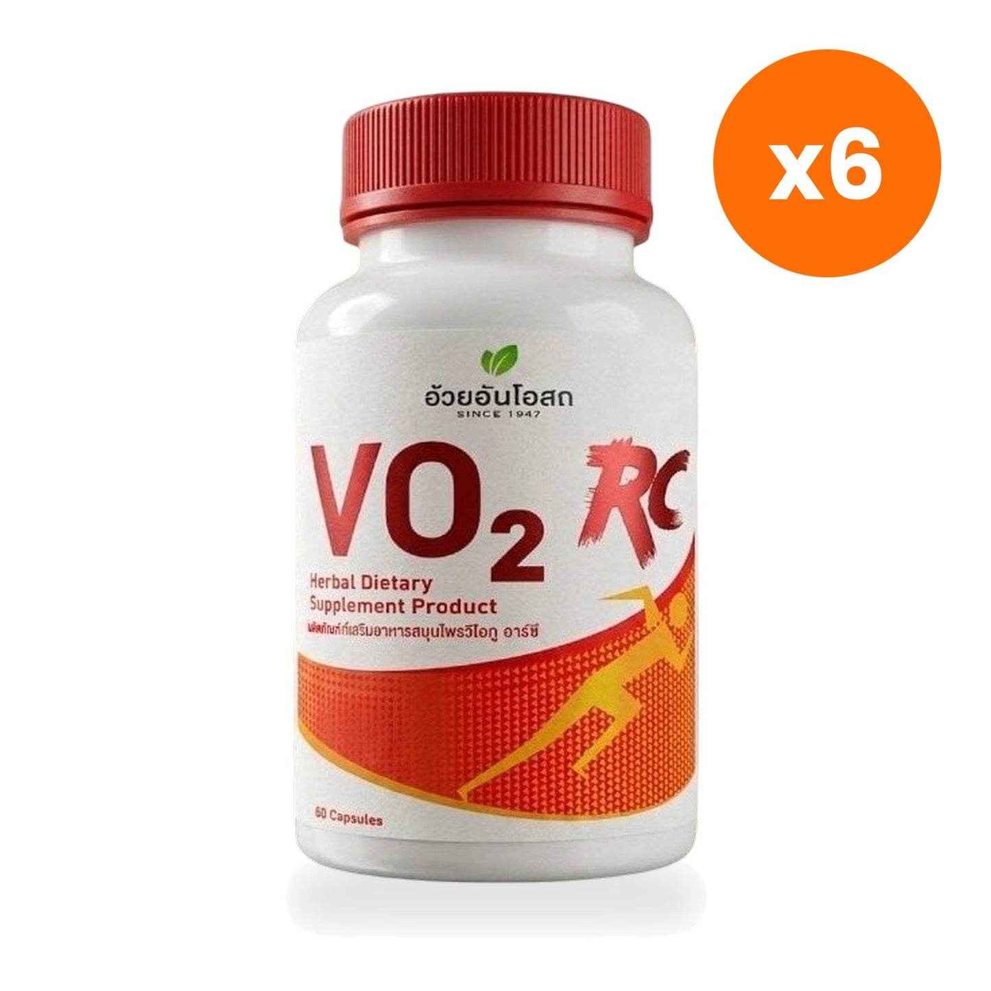 Ouay Un Osoth VO2 RC Astragalus Cordyceps 60 Capsules