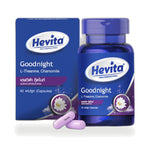 Panapat Hevita Good Night L-Theanine & GABA Capsules — 40 Capsules