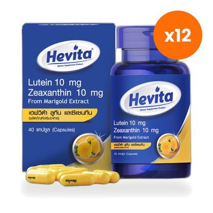 Panapat Hevita Lutein Zeaxanthin Capsules for Eye Comfort from Screens 40 Capsules