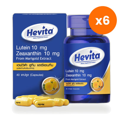 Panapat Hevita Lutein Zeaxanthin Capsules for Eye Comfort from Screens 40 Capsules