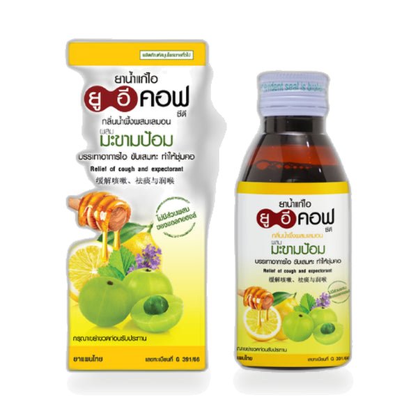 Panapat Uecof CD Honey Lemon Amla Herbal Throat Syrup — 6 x 120 ml
