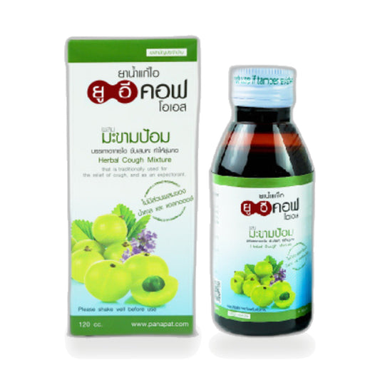 Panapat Uecof OS Sugar-Free Amla Herbal Throat Syrup — 6 x 120 ml