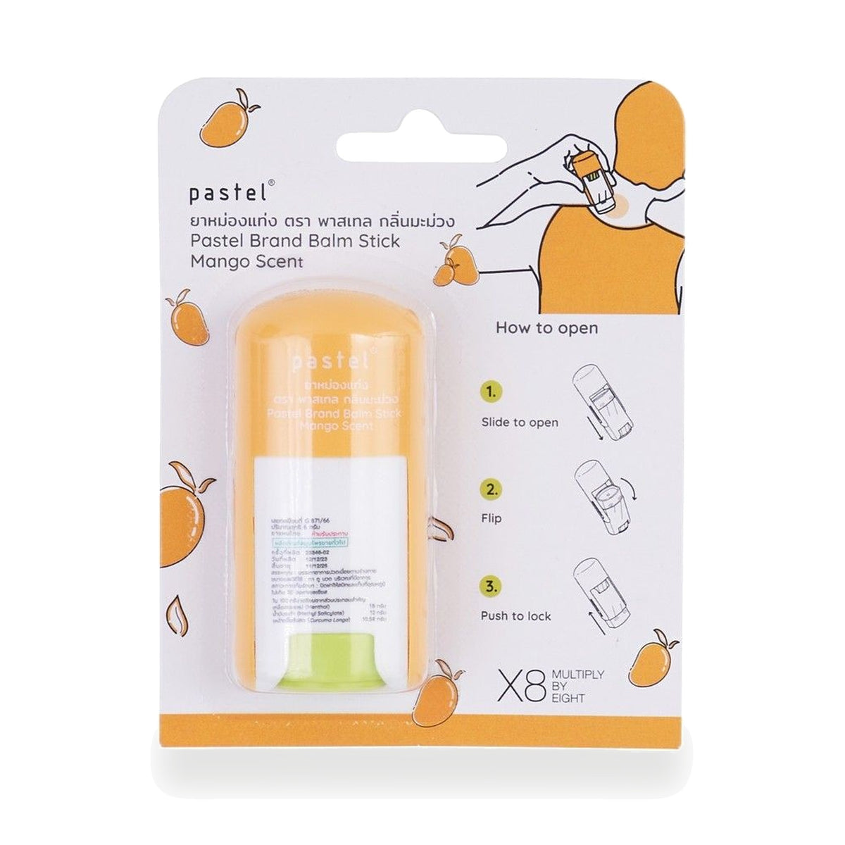 Pastel Herbal Balm Stick Mango — 6 g