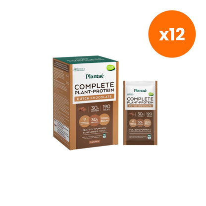 Plantae Complete Plant Protein Dutch Chocolate Powder Box for Muscle Recovery