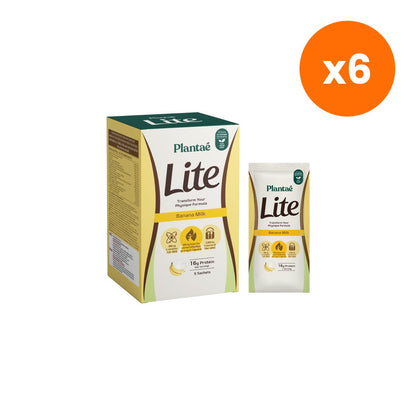 Plantae Lite Protein Banana Milk Plant Based Powder Box for Weight Management