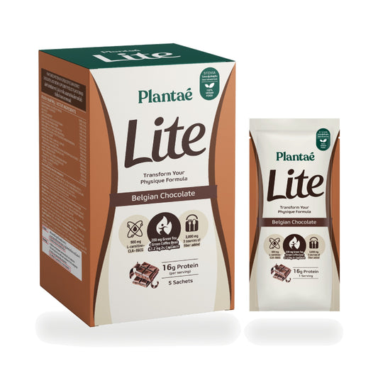 Plantae Lite Protein Belgian Chocolate Plant-Based Drink Powder (Box)