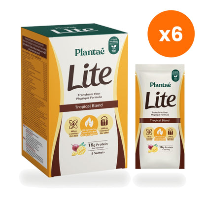 Plantae Lite Protein Tropical Blend Box for Weight Management