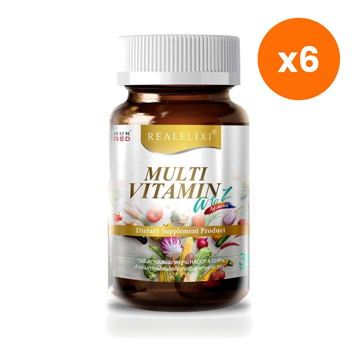 Real Elixir Multivitamin A to C Advance Capsules Daily 30 Capsules