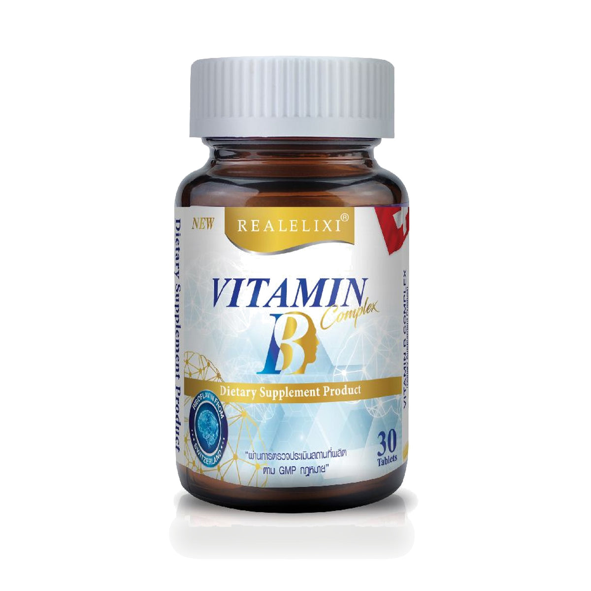 Real Elixir Vitamin B Complex Tablets — 30 Tablets