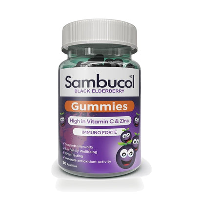 Sambucol Black Elderberry Gummies — 50 Gummies
