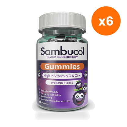 Sambucol Black Elderberry Gummies 50 Gummies
