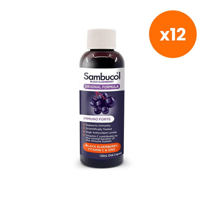 Sambucol Black Elderberry Liquid with Vitamin C Zinc 120 ml