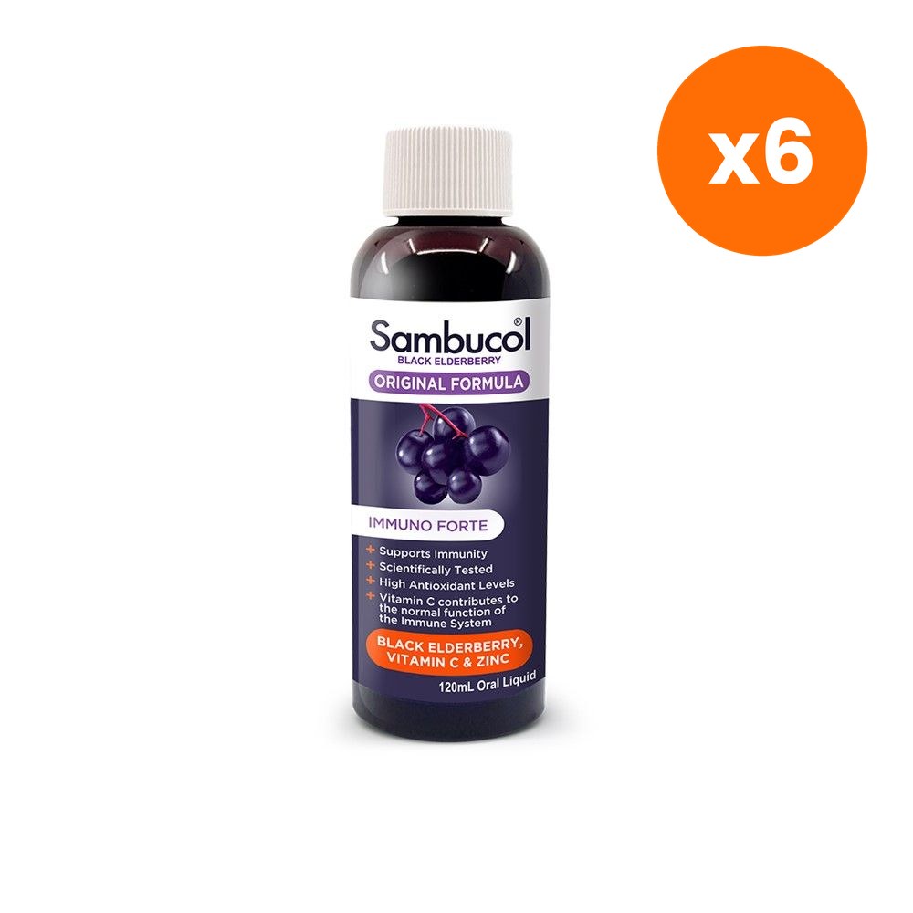 Sambucol Black Elderberry Liquid with Vitamin C Zinc 120 ml