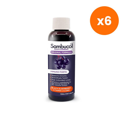Sambucol Black Elderberry Liquid with Vitamin C Zinc 120 ml