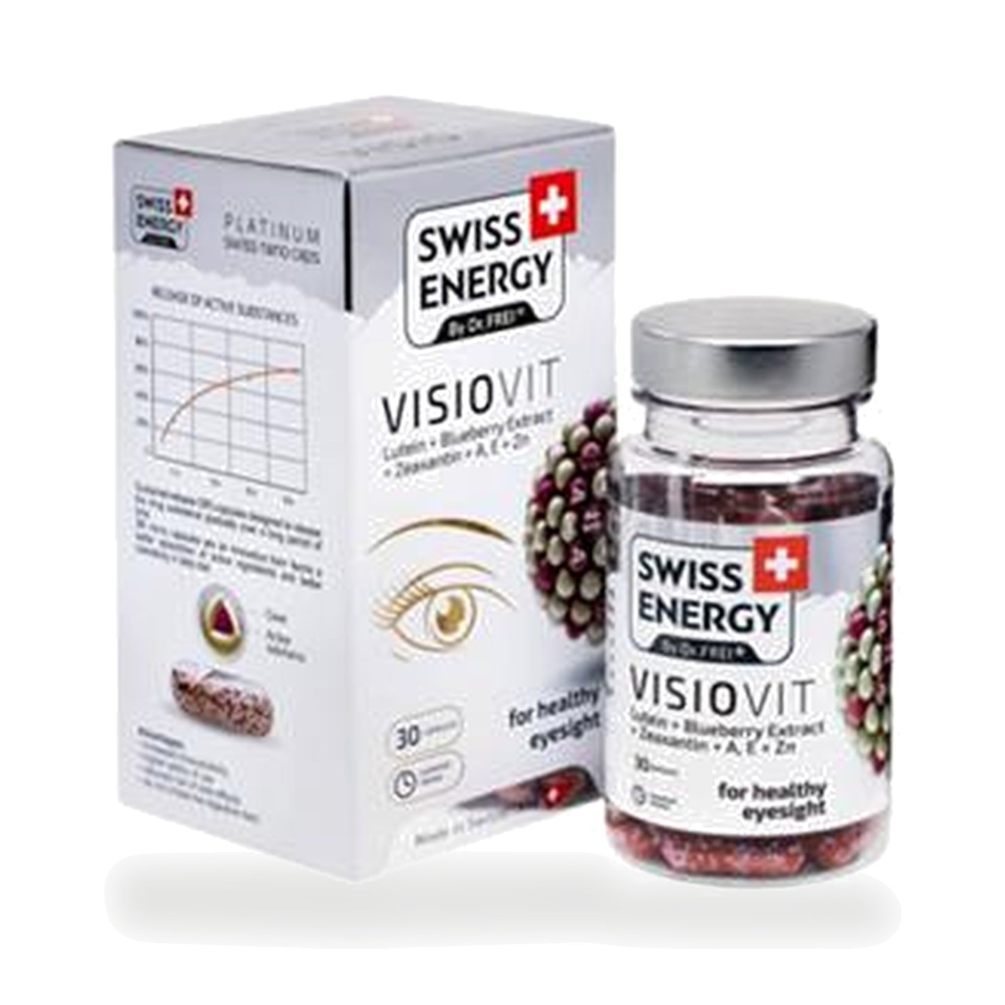 Swiss Energy Visio Vit Lutein Eye Capsules — 30 Capsules