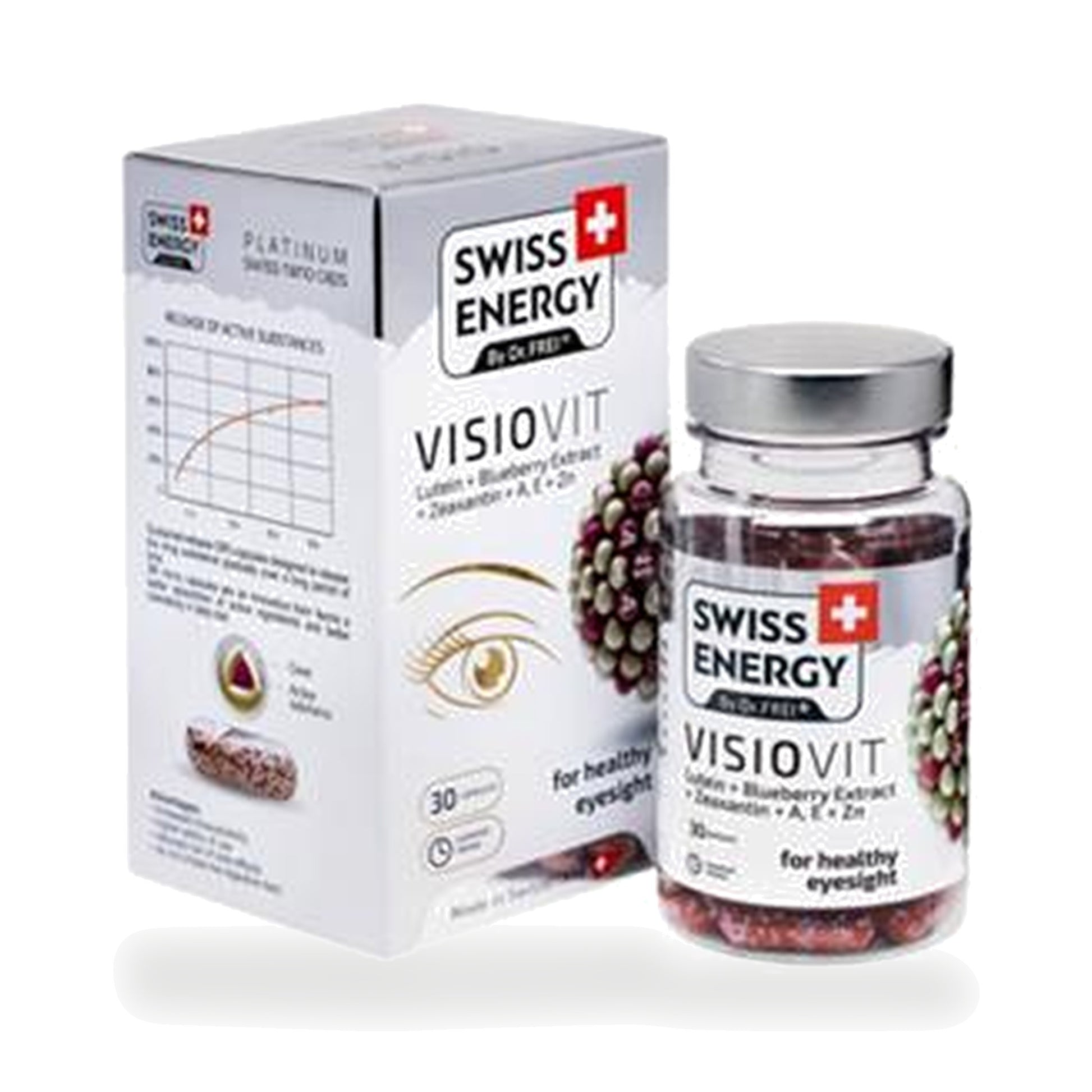 Swiss Energy Visio Vit Lutein Eye Capsules — 30 Capsules