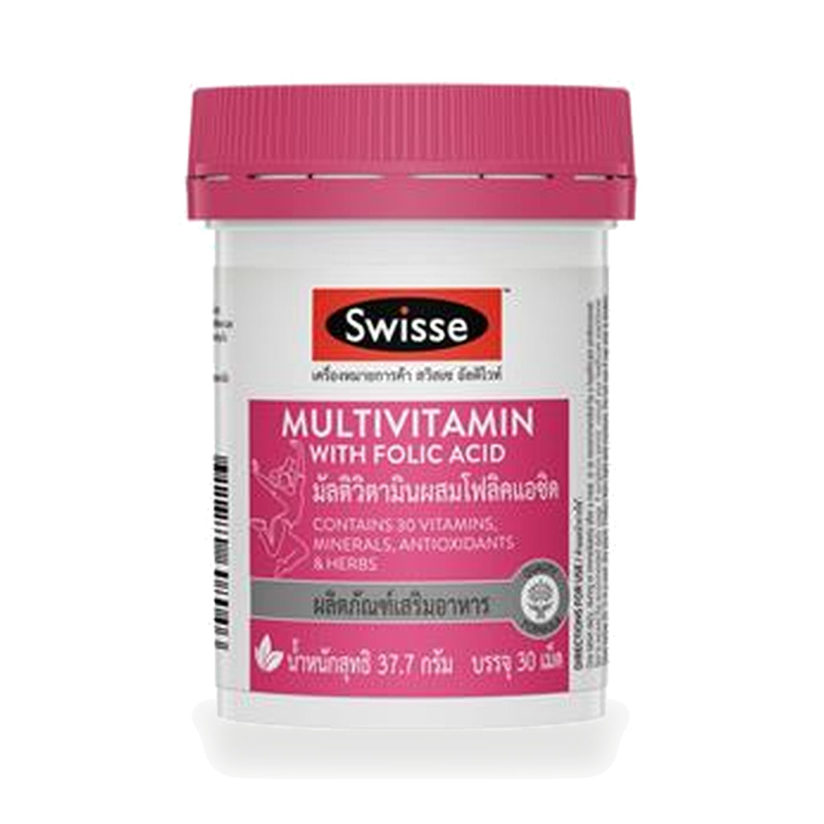 Swisse Multivitamin with Folic Acid Tablets — 30 Tablets