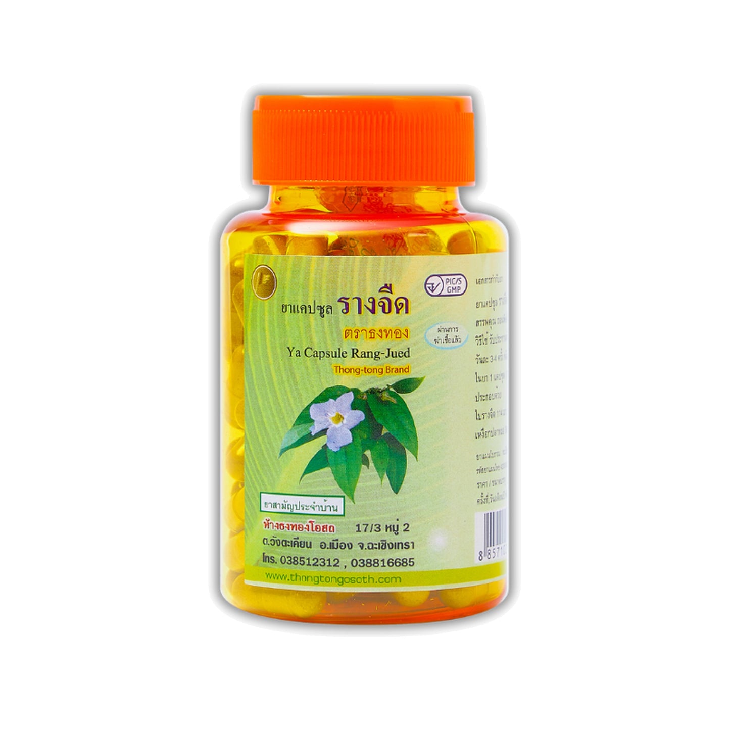 Thongtong Osoth Thunbergia laurifolia Capsules — 100 Capsules
